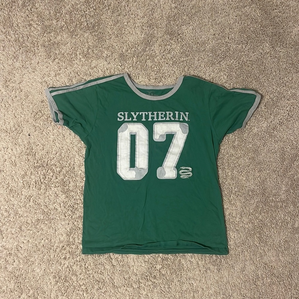 Official Universal Harry Potter Slytherin Draco Malfoy Quidditch Jersey
